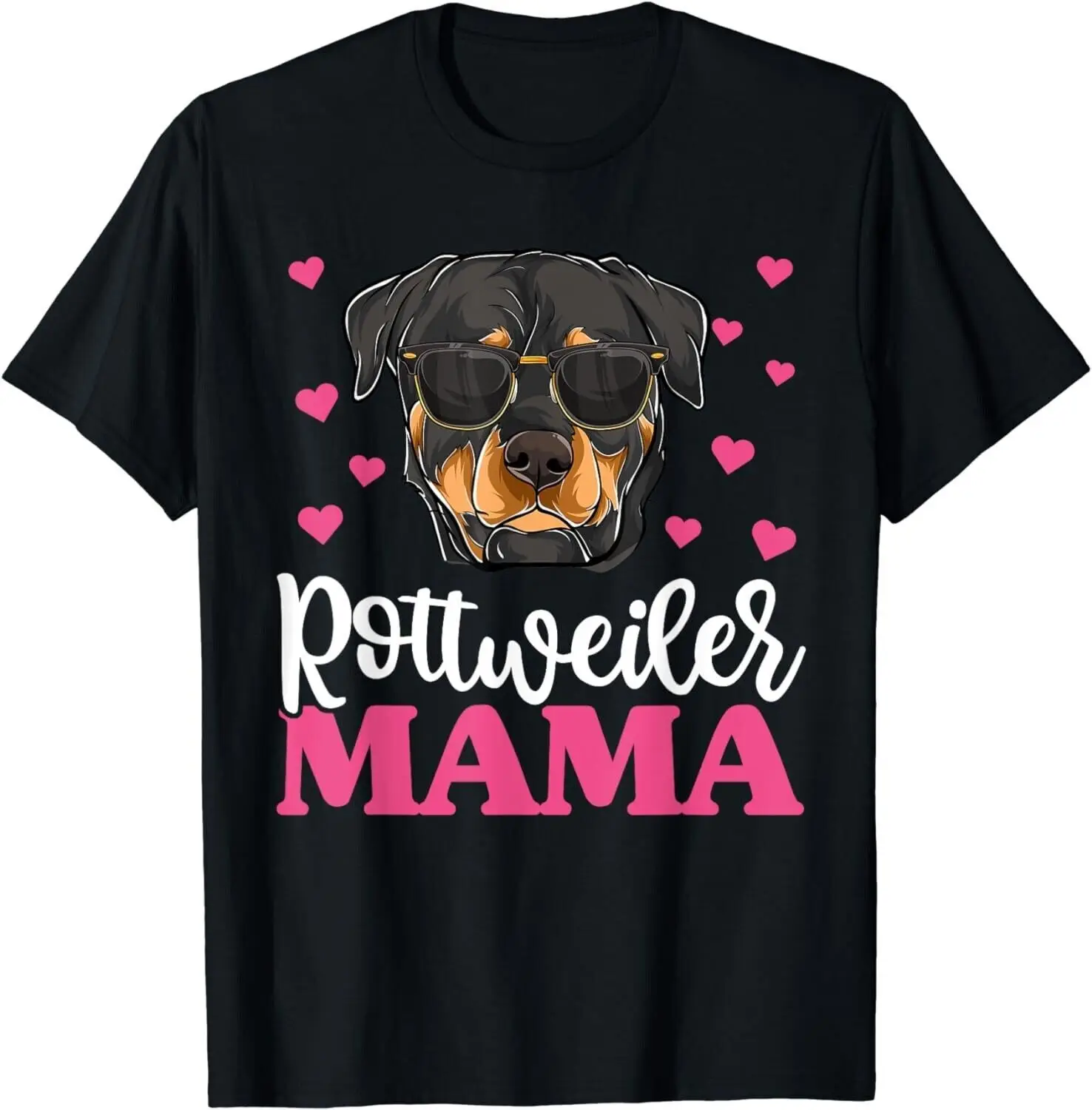 Cute Rottie Rottweiler Mama Shirt, Mothers Day Dog Mom Gift Unisex T-Shirt