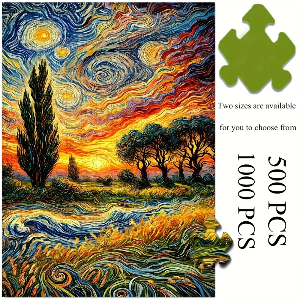 500/1000ピース 大人向けパズル |   高品質でストレスを軽減する楽しいファミリーゲーム、誕生日、クリスマス、ハロウィーン、ギフトに最適です。