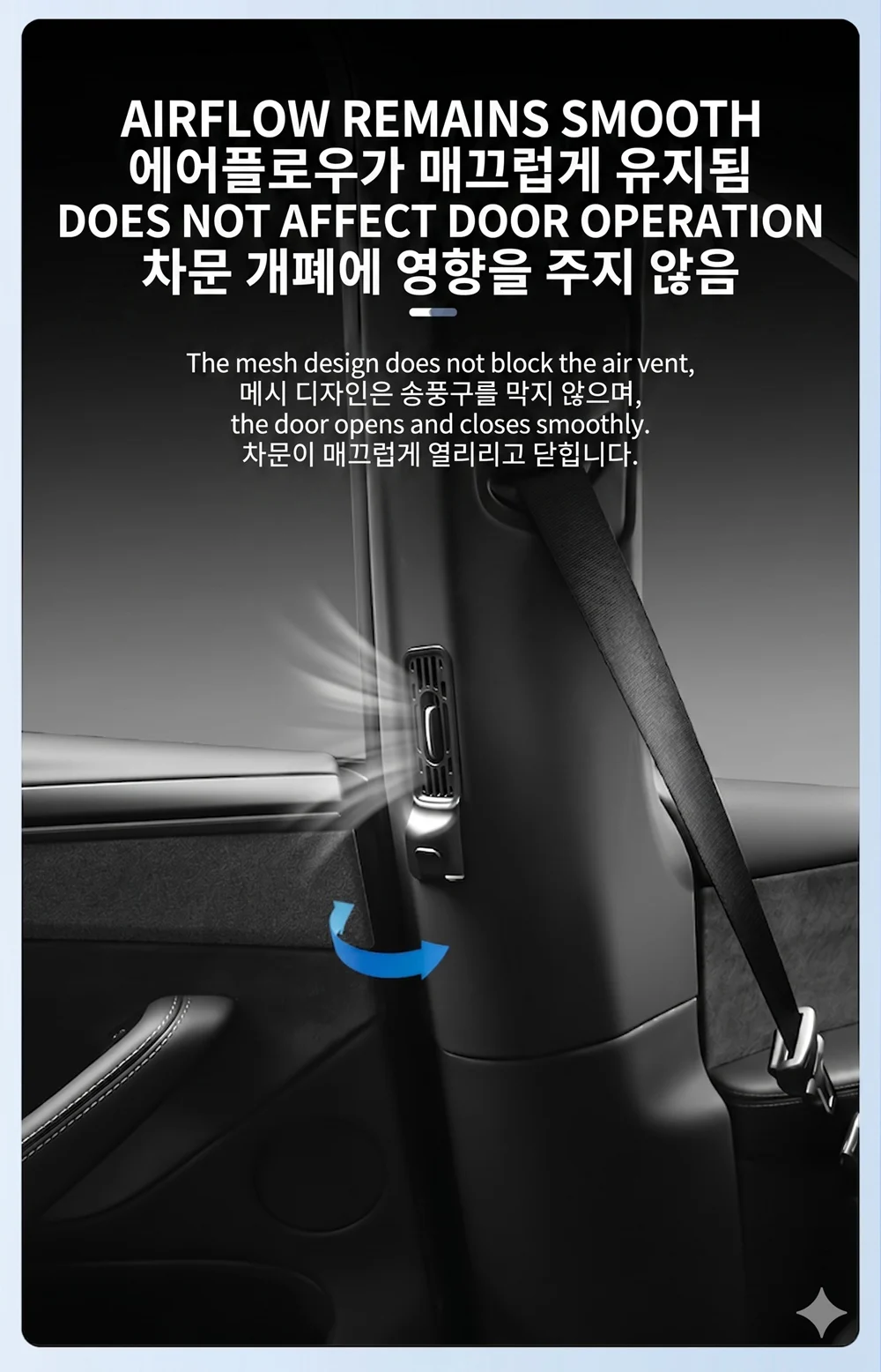 Für Tesla Model YL 2026 Zweite Reihe AC-Auslass-Haken LWB 6-Sitzer B-Säulen-Lüftungsauslass-Taschenhalter Ohne Bohren Innenraum-Organizer – Detail 3