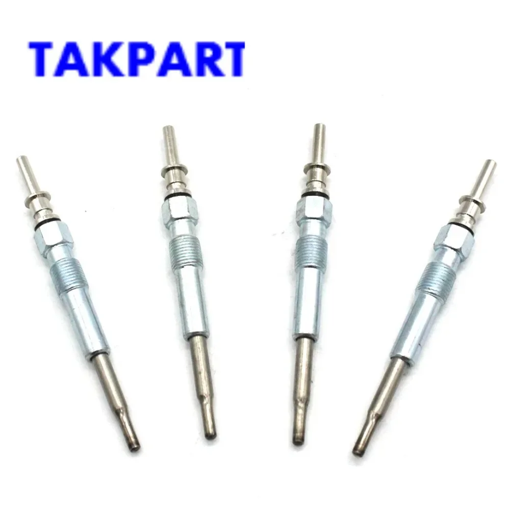 TAKPART 4pcs Diesel Heater Glow Plugs For BMW 1 3 5 Series E81 E87 E46 E90 E91 X3 2.0 520