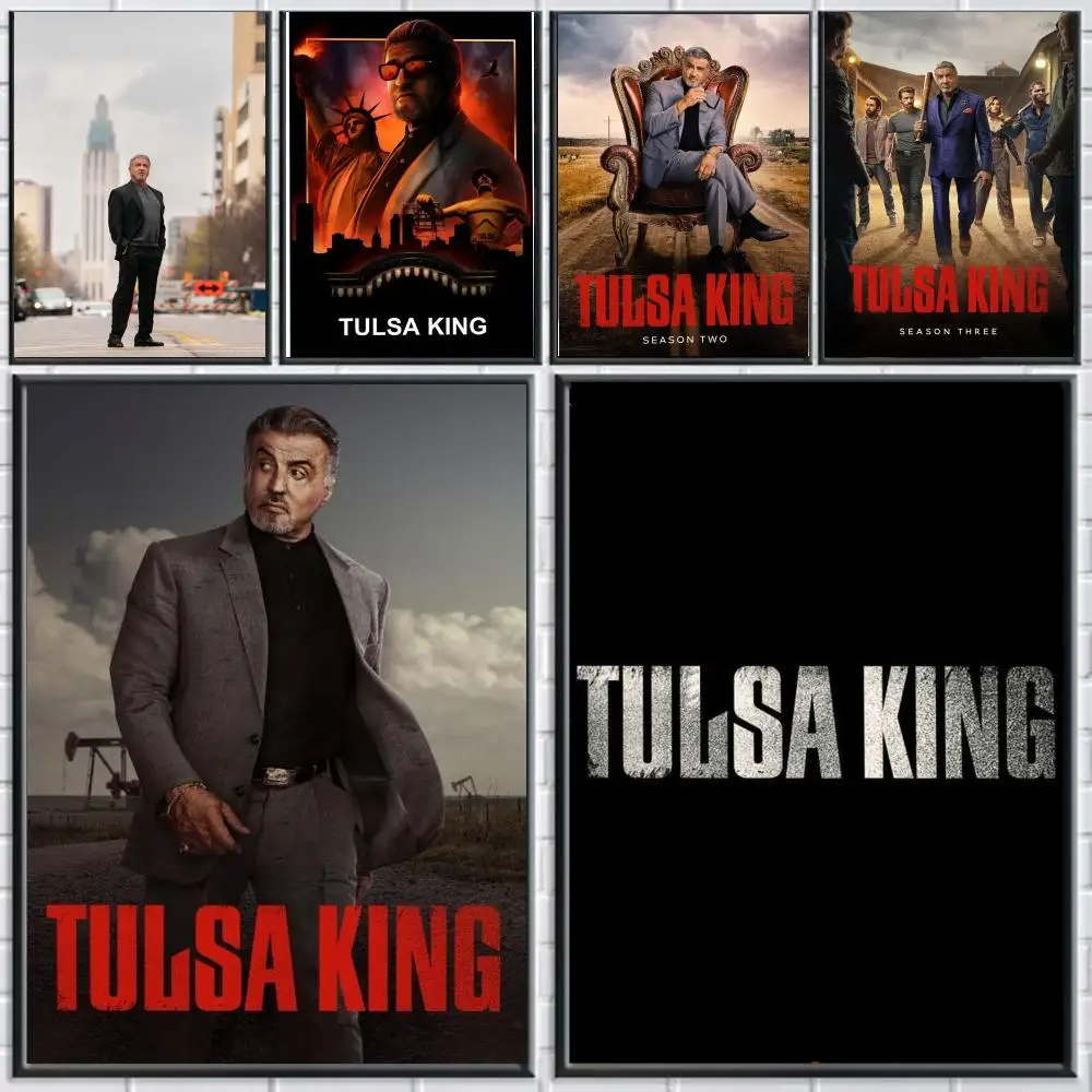 tv series T-Tulsa King-G Poster Peel and Stick Wall Art for Cafe Office Bar and Home Decoration