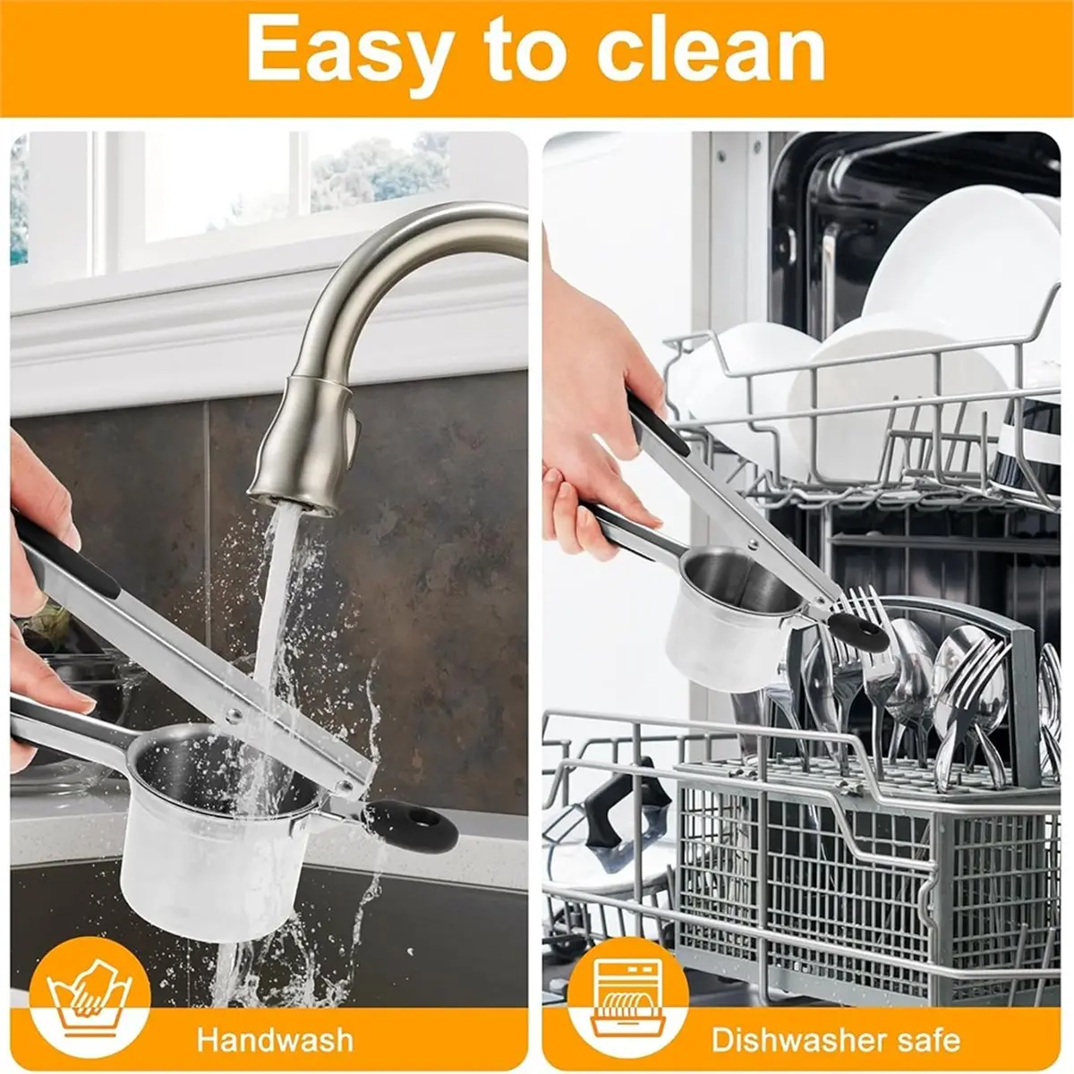 2026 New Potato Ricer Stainless Steel Potato Masher with 4 Removable Discs Manual Food Masher with Non Slip Long Handle