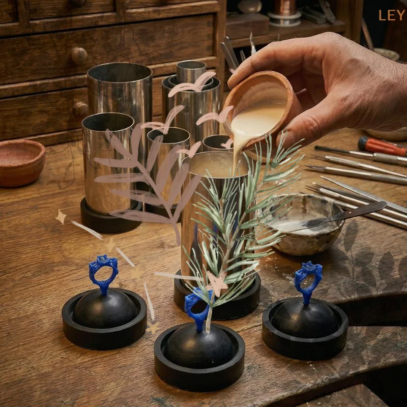 Jewelry Making Workshop - Wytrzymała forma z gumową podstawą do