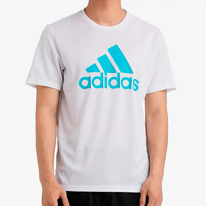 

Adidas Официальный аутентичный сезон, новая мужская дышащая спортивная футболка с круглым вырезом и короткими рукавами FT9735