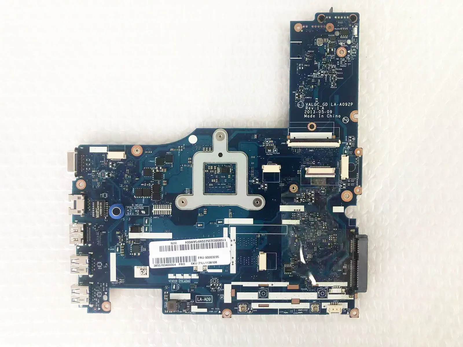 Imagem -04 - para Lenovo Ideapad G505s Notebook Mainboard La-a092p Amd Ddr3 Placa-mãe do Portátil