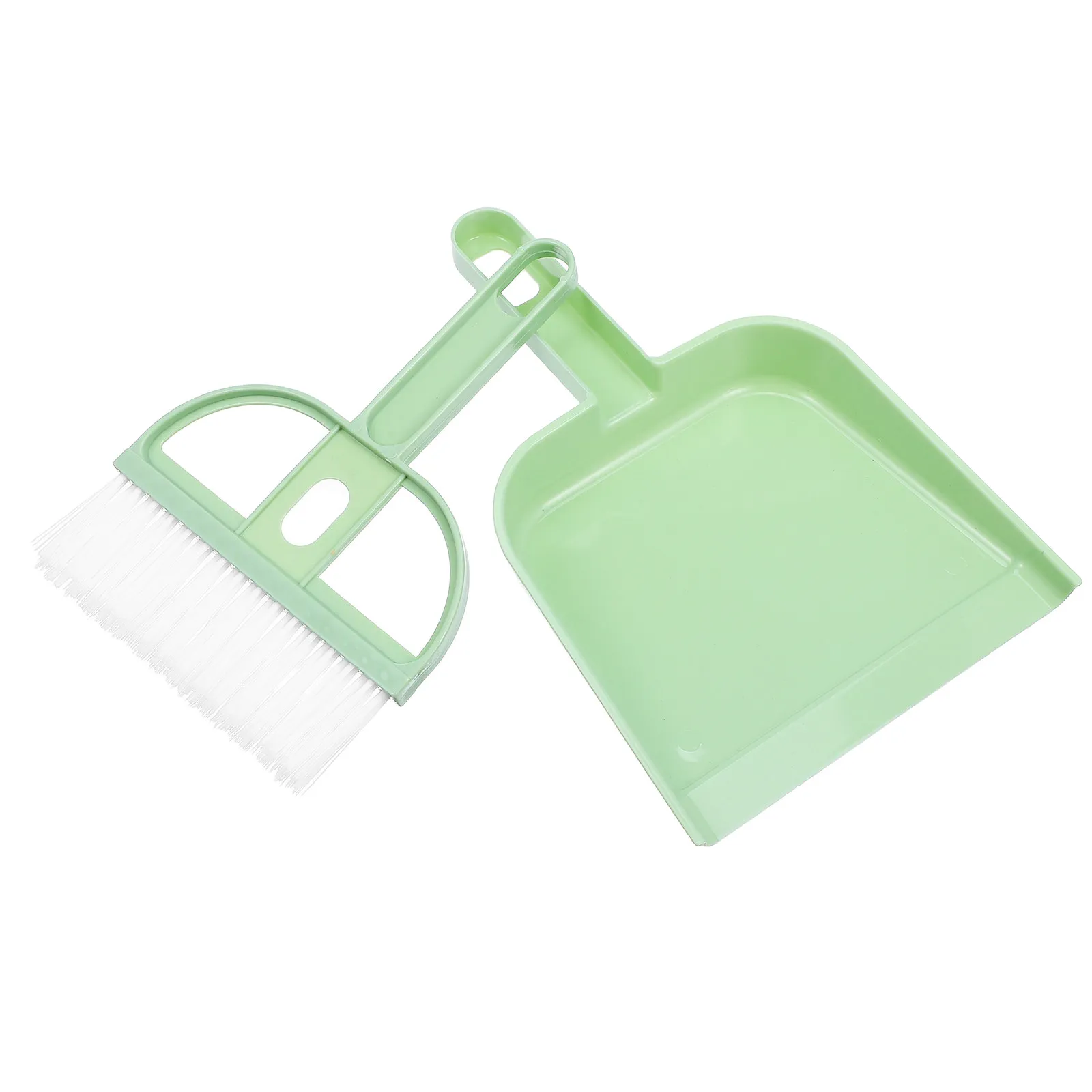 1Set Pet Cage Cleaning Tools Small Broom Dustpan Set Cat Litter Box Cleaner Rabbit Hamster Multi Function Hamster Cage Cleaner