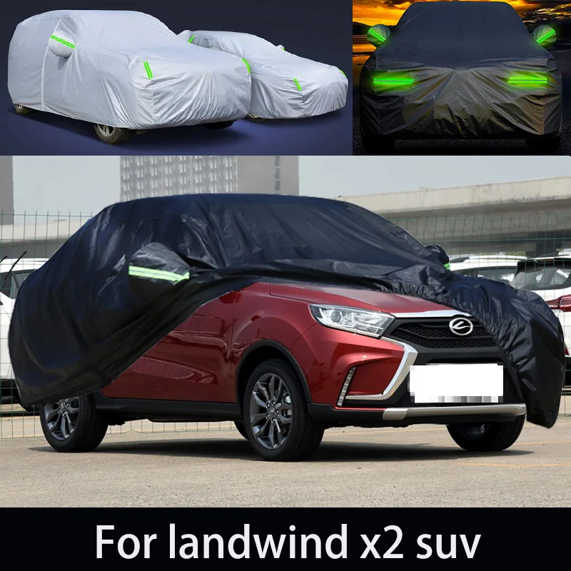 

For landwind x2 suv auto anti snow, anti freezing, anti dust, anti peeling paint, and anti rainwater.car cover protection