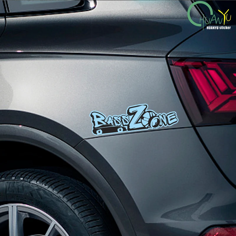 Creative and Fun Bass Zone Funny Car Stickers and Decals Vinyl Car Stickers on the Bumper