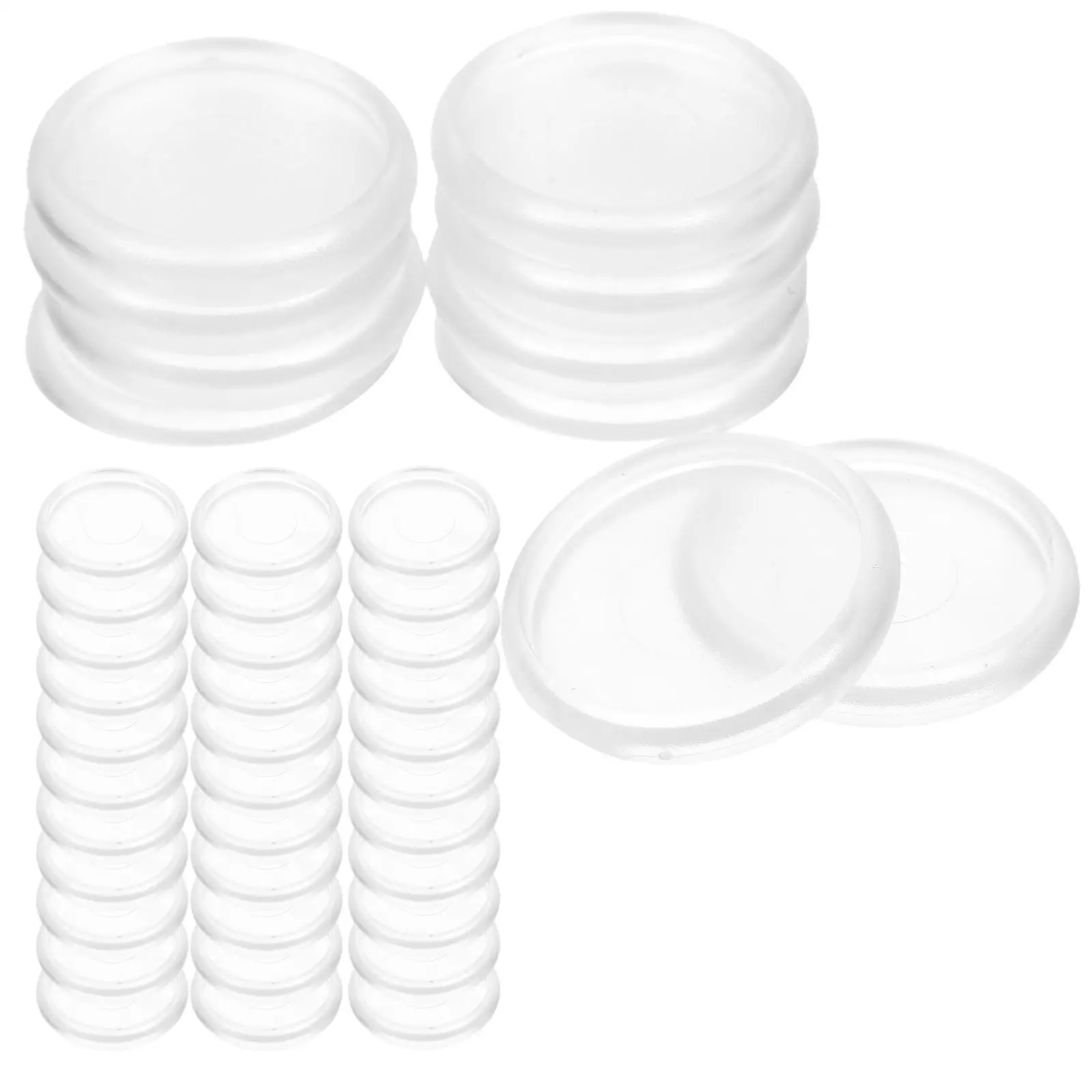 44 Pcs Ring Black Notepad Binding Buckle Disk Rings Supplies Disc Planner for Binder White Office