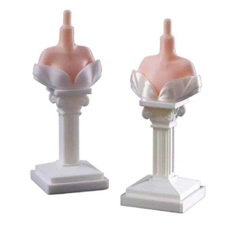

Roman Column Bust Stand Universal for GSC Doll Head Free Neck Card BJD/OB11 Clay Doll Head Display Holder Craft Tool