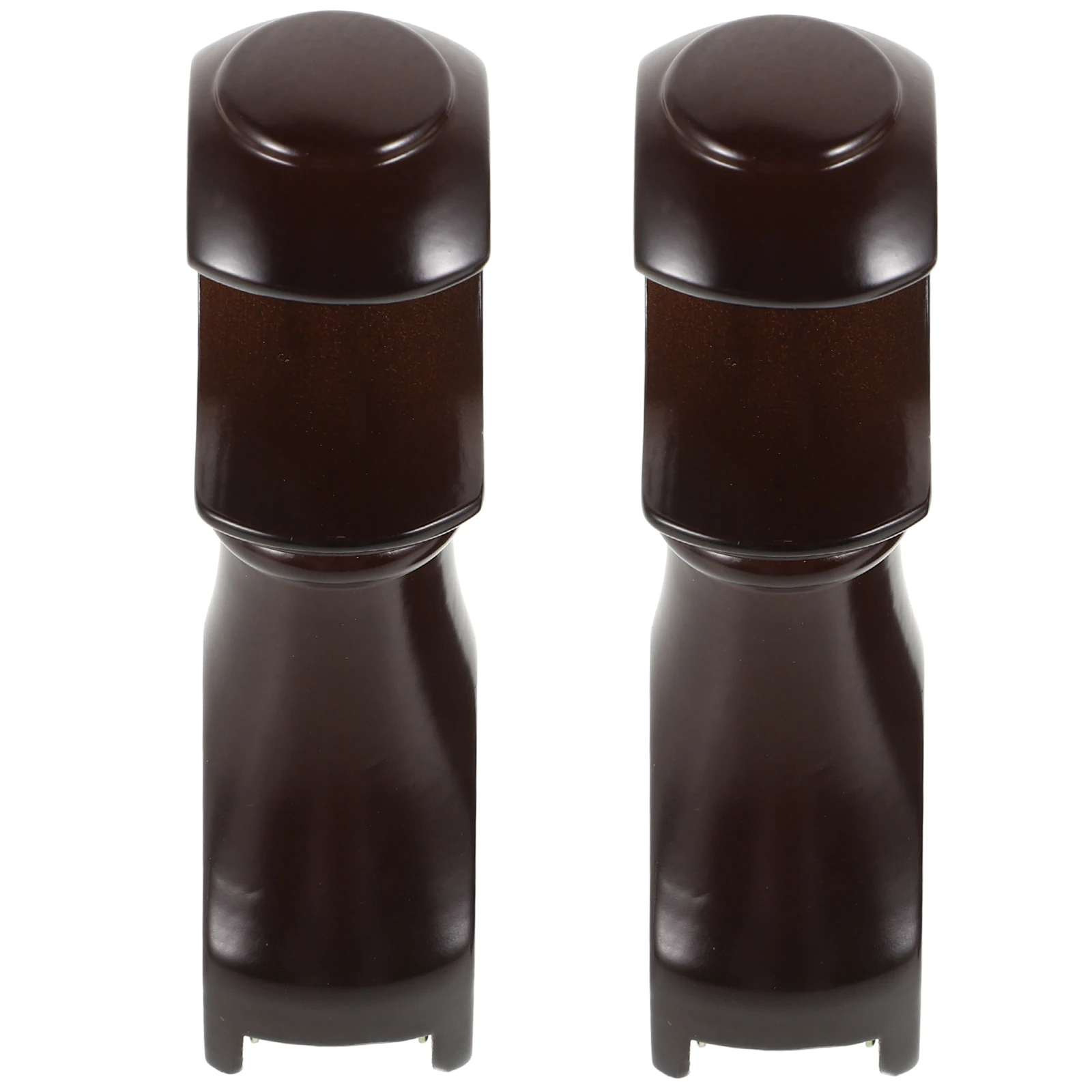 

2pcs Wooden Curtain Rod Brackets -Resistant Heavy Duty Easy Installation Modern Simple Design Multi-Use Wood