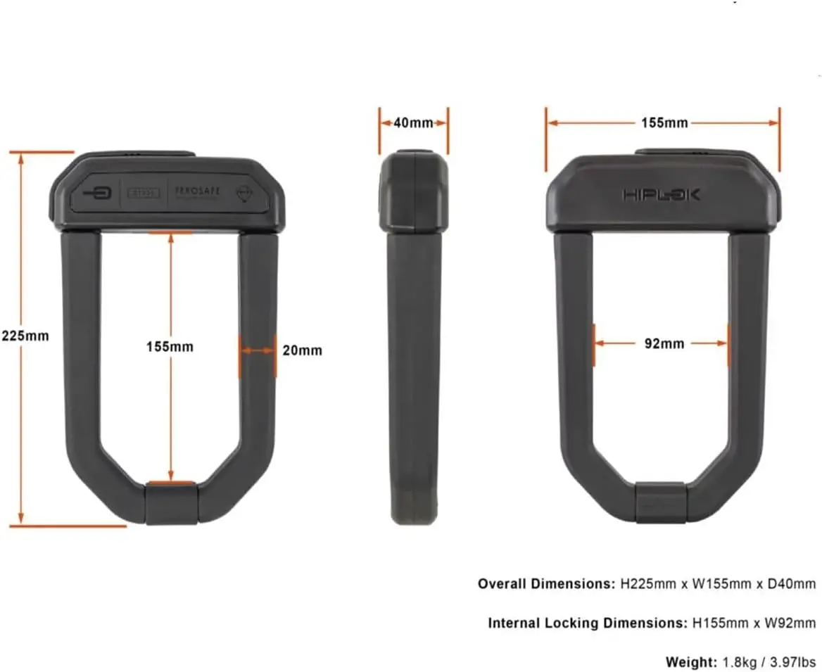 

D1000 Unisex Shackle Lock · Прямые продажи с фабрики