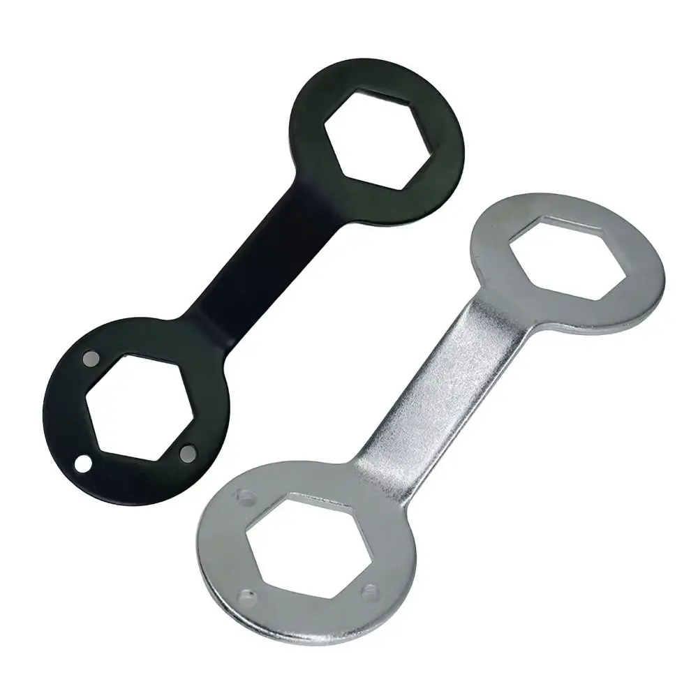 

Rustproof Washing Machine Clutch Wrench Inner Screw Nut Removal Hex Long Sleeve Spanner Black/Silver Double-ended