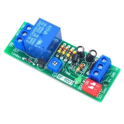 Power-Off Delay Disconnect Relay Module Power-Off Delay Module Delay Circuit 5V12V24V Anti-Restart for Auto Close When Timeout