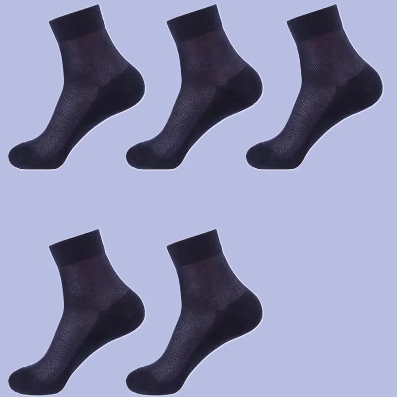 5/10 Pairs Men's Mid-Tube Extra Large Size Plus Size Mesh Thin Mid-Tube Men's Socks Big Feet Socks