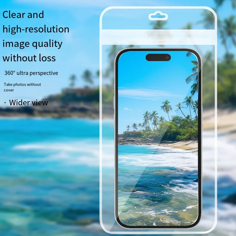 수영용 범용 방수 휴대폰 케이스, 투명 휴대폰 먼지 봉투, 야외 스마트폰 액세서리, 방수 케이스, 신제품
