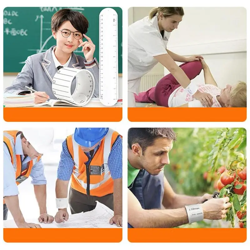 Wrist Strap gravável e apagável, tapa Notas Pulseiras, To Do List Pulseira, Agenda Plano, Eventos e Eventos