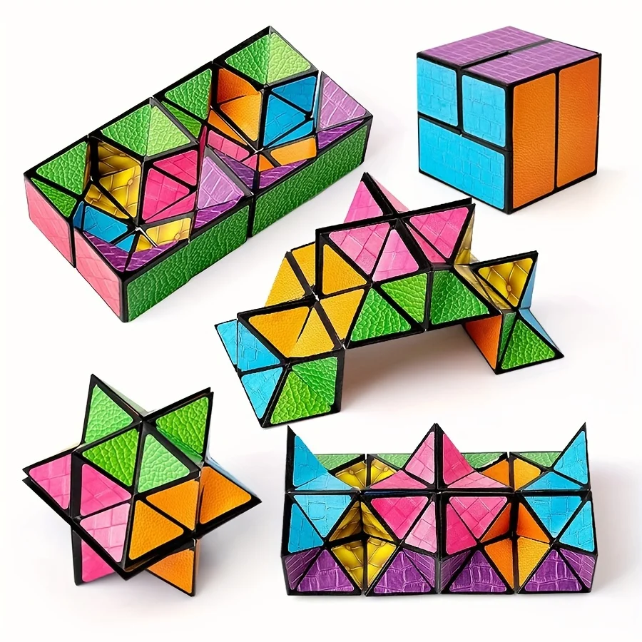 

Кубик Рубика Infinity Magic Cube - 3D-головоломка в форме шестиугольника для детей, игрушка для развития пространственного мышления, для стимуляции мозга и расслабления, разноцветный, из АБС-пластика