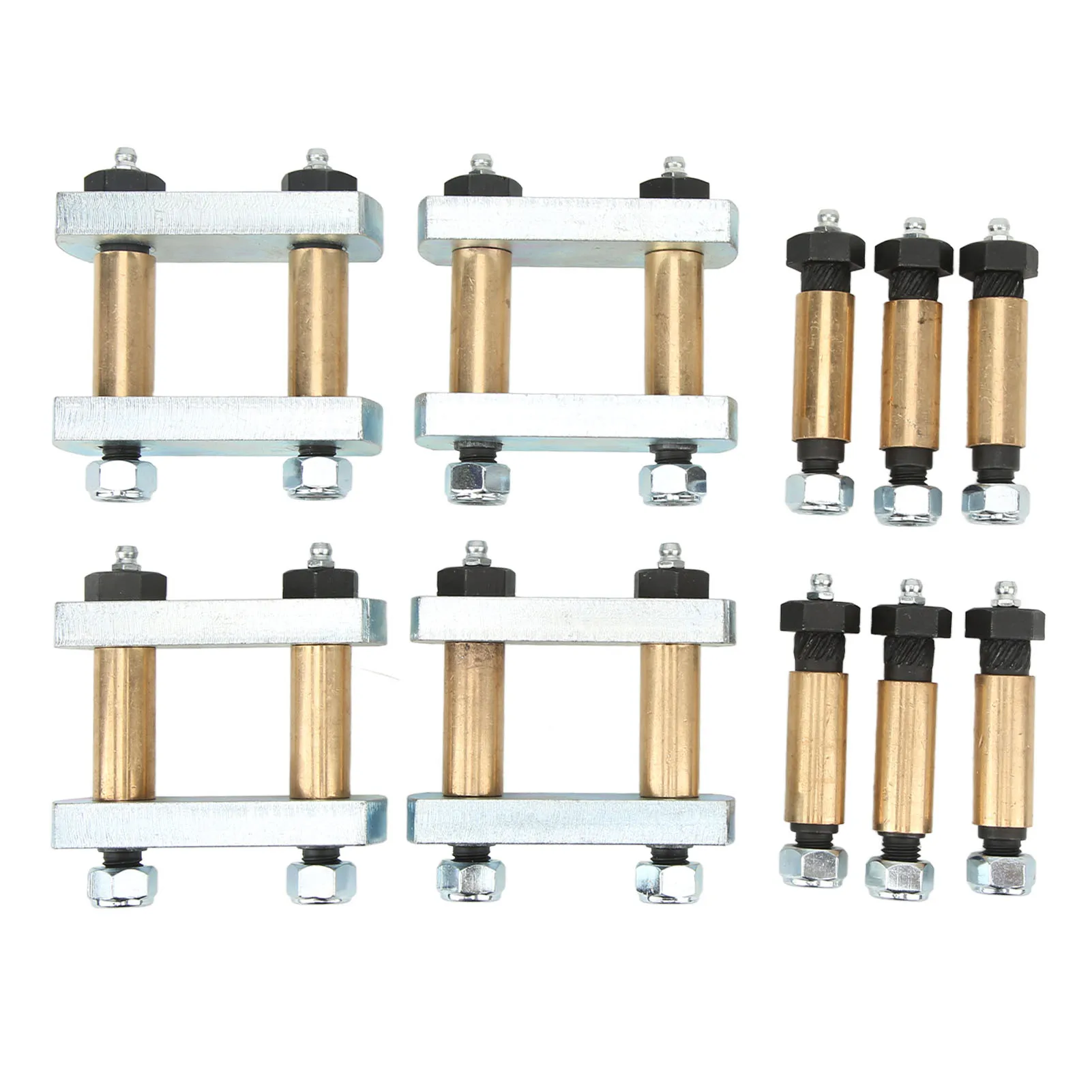 

Комплект обновления скобы для тяжелых условий эксплуатации Комплект обновления скобы для тяжелых условий эксплуатации Стальная ось тандема для CRE3000 Stock Equaflex с скобами 2,25 дюйма