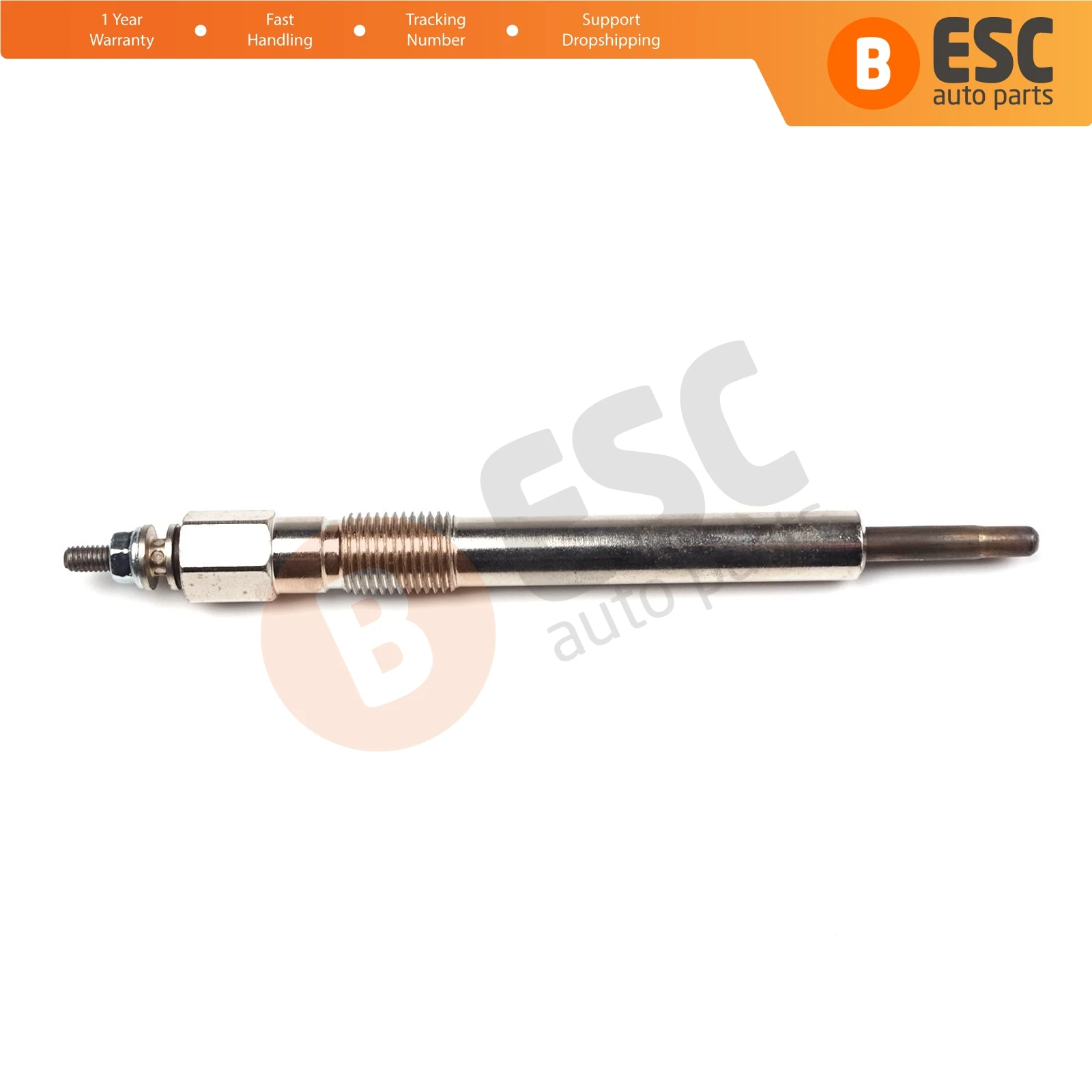 

ESC Auto Parts EGP62 1 Piece Heater Glow Plugs GJ12IS, 100800037 for Isuzu 4.3 D Fast Shipment Free Shipment Ship From Turkey