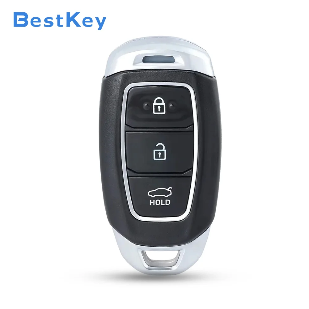 Best Key Practical Spare Smart Key 3 Button No Circuit Board Empty Renew Shell Suitable for Hyundai Accent 2018 through 2021
