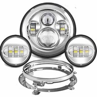 For Touring Electra Glide Black 7 inch led 7\