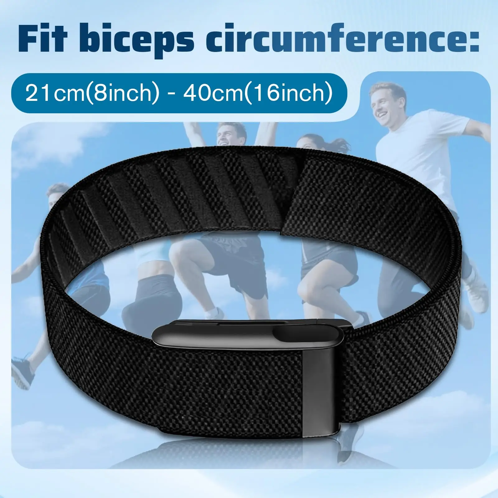 Picture 6: Replacement Nylon Bicep Bands for Whoop 5.0 Health,Fitness Activity Tracker Arm & Ankle Fitness Sport Strap for Whoop 5.0