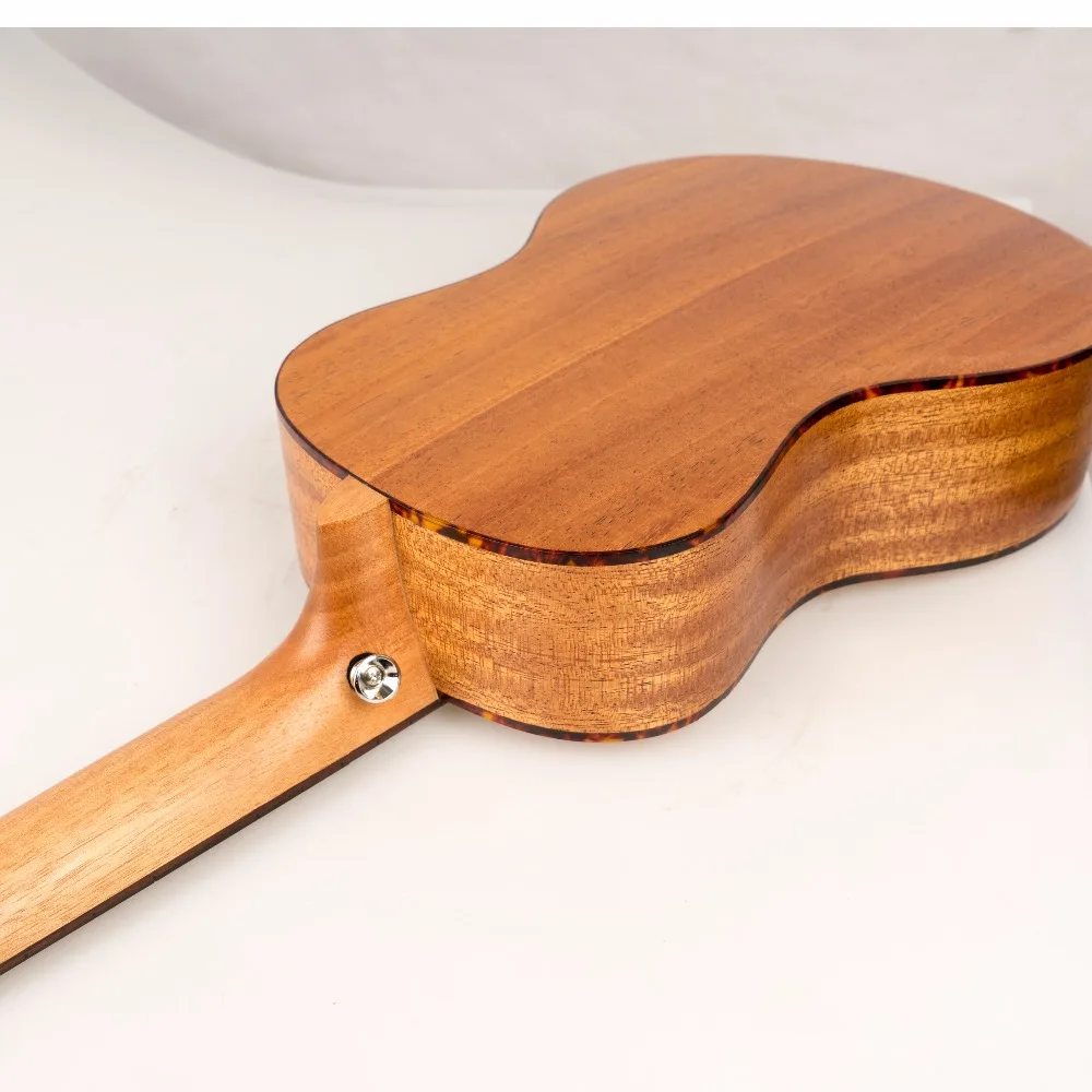 Ukulele Top Solid Acoustic Electric Concert Tenor 23 26 Inch Hawaiian Guitar Ukelele Mahogany 4 Strings Guitarra Black Edge Uke