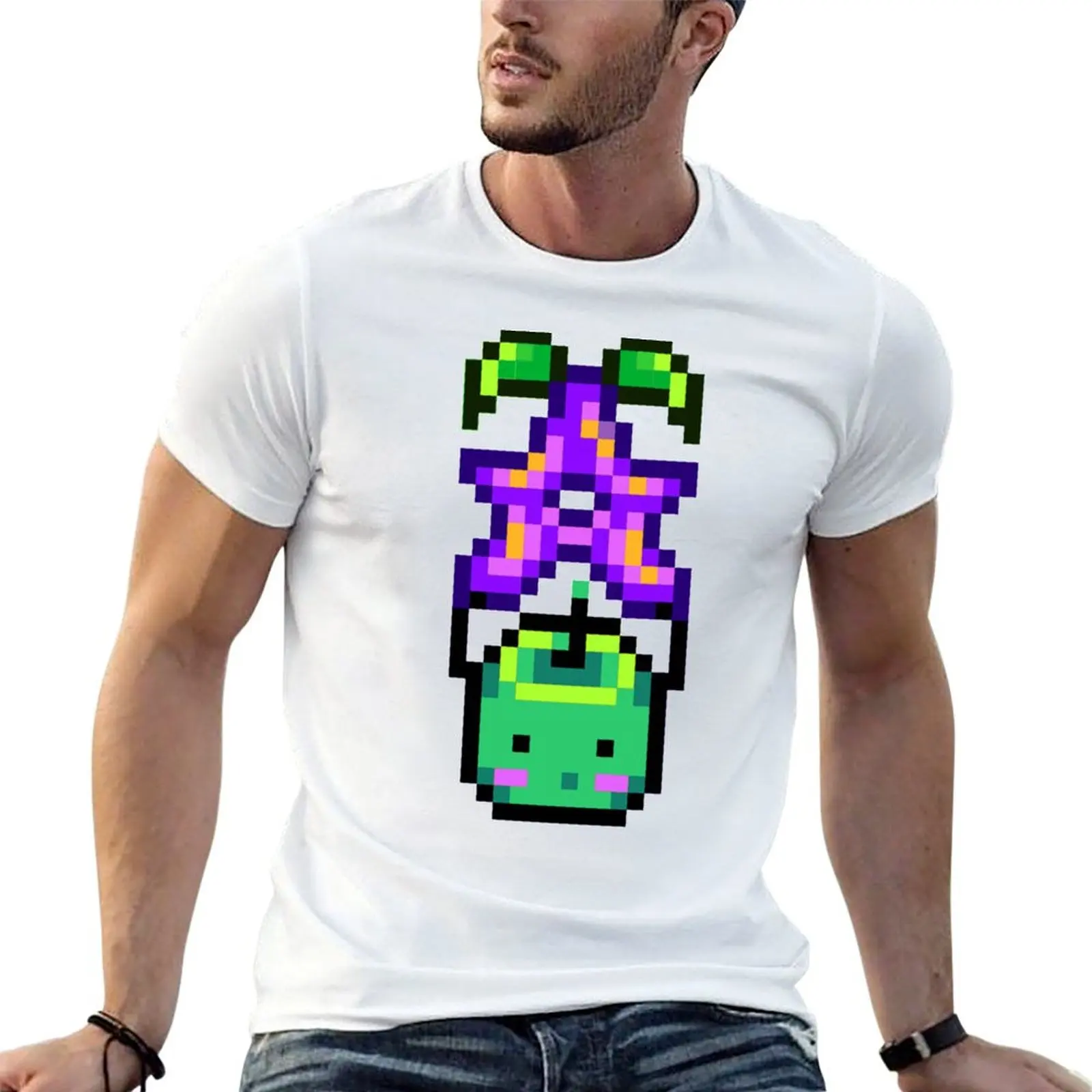 

Stardew Valley - Junimo with Stardrop T-Shirt t shirt man designer t shirt for man T-Shirt