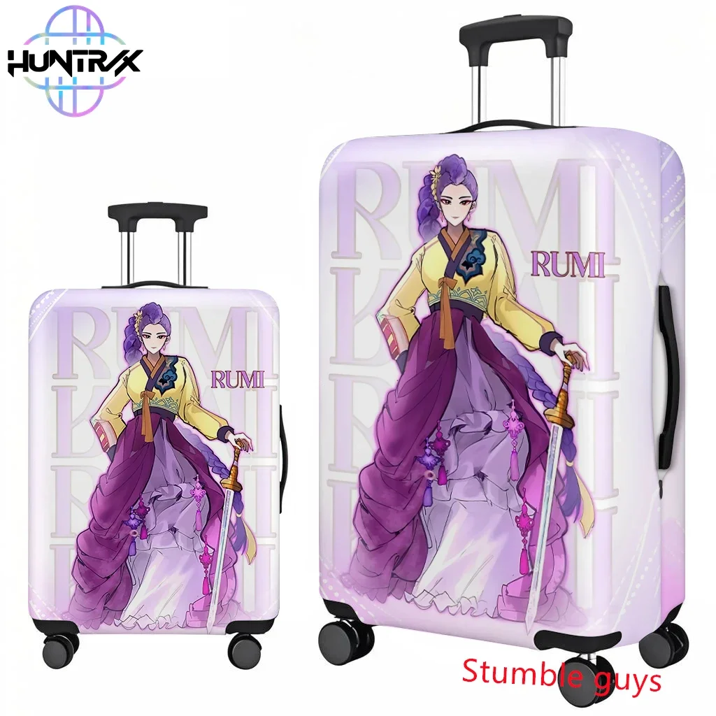 

Kpop Demon Hunters Luggage Cover Fits 18-32 Inch Suitcases Cute Anime Travel Protector