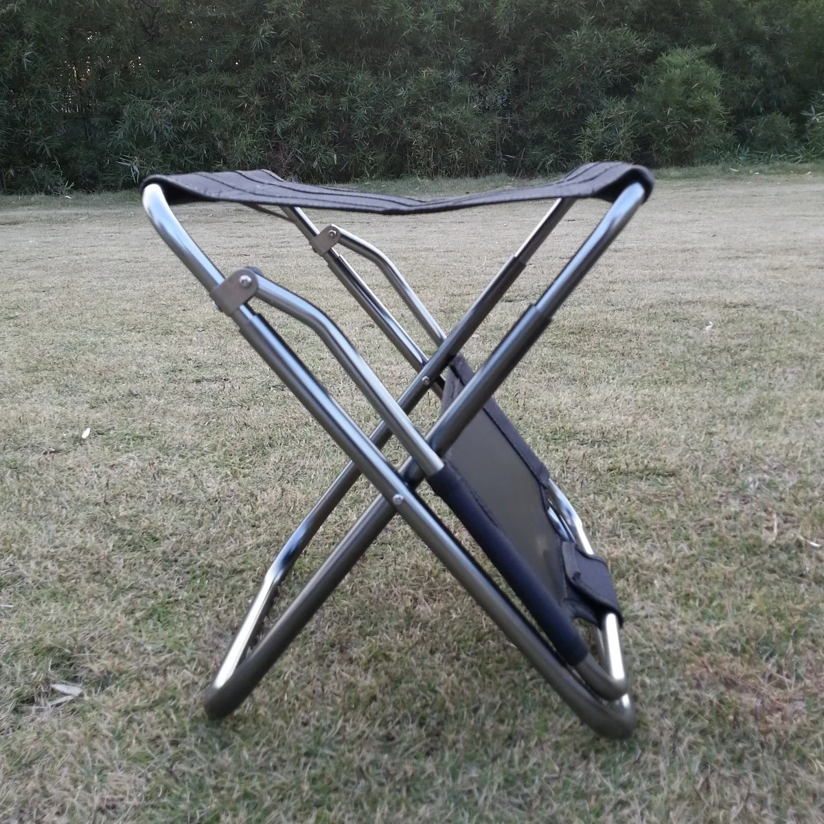 Portable Lightweight Folding Aluminum Alloy Camping Stool Outdoor Travel Fish Small Chair Durable Picnic Seat for Hiking image 2