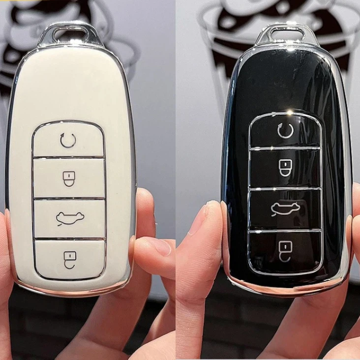 

Fashion TPU Car Key Case Cover for Chery Tiggo 8 Pro Tiggo 8plus New 5 Plus 7pro Omoda 5 Car Key Protector Shell Fob Accessories