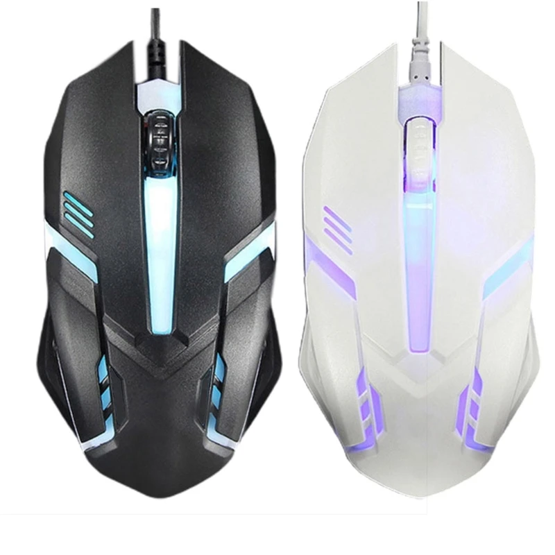 Ergonomic Wired Gaming Mouse Button LED 1000 DPI USB Computer Mouse Gamer Mice S1 Silent Mause With Backlight For PC Laptop