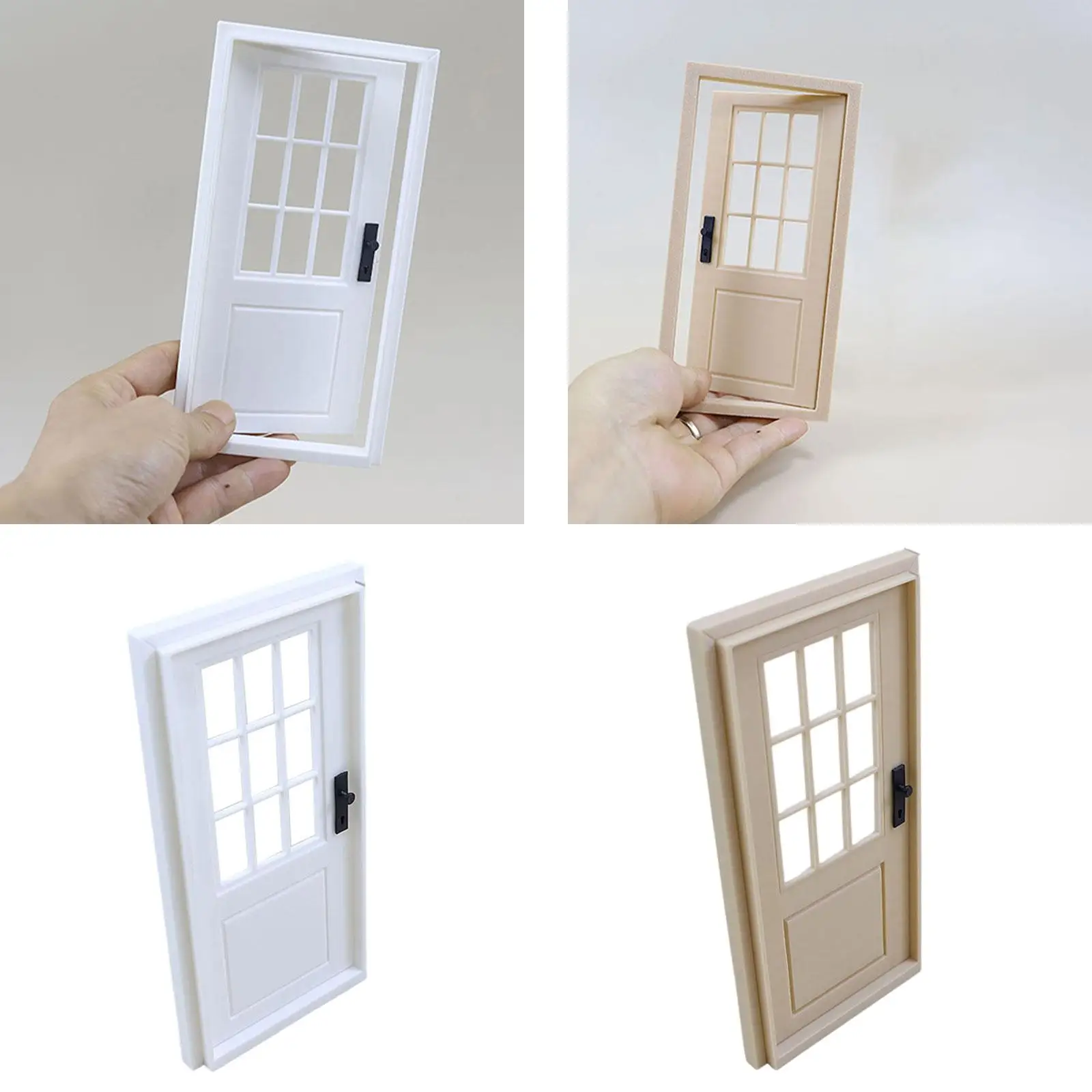 1:12 poppenhuurdeur, miniatuur poppenhuismeubilair, collectie fotografie rekwisieten