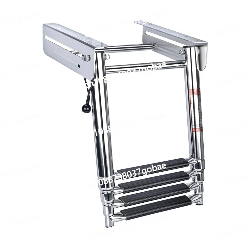 

Marine Ladder Stainless Steel Telescopic Folding Ship Ladder Rust-proof Four-section Gangway