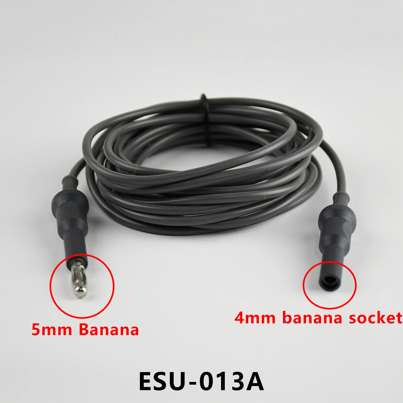 V-Lock Monopolarny kabel silikonowy wielokrotnego użytku z złączem bananowym męskim żeńskim 8 mm 4 mm 5 mm