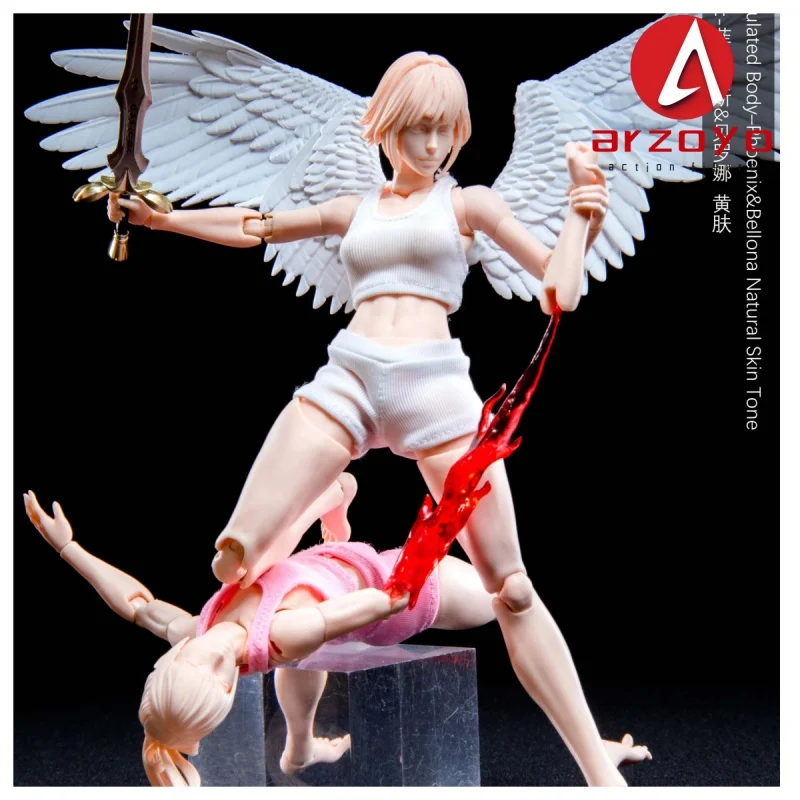 

Promecore 1/12, женское супер гибкое тело, 6 дюймов, белая, желтая кожа, экшн-фигурка для девочек, модель тела