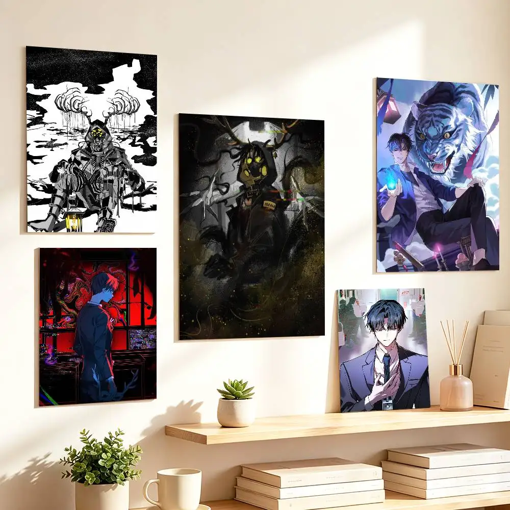 GSGW Horror Manhwa K-Kim Soleum Poster HD Self Adhesive Waterproof Wall Art Ideal for Home Office Dorm Gift