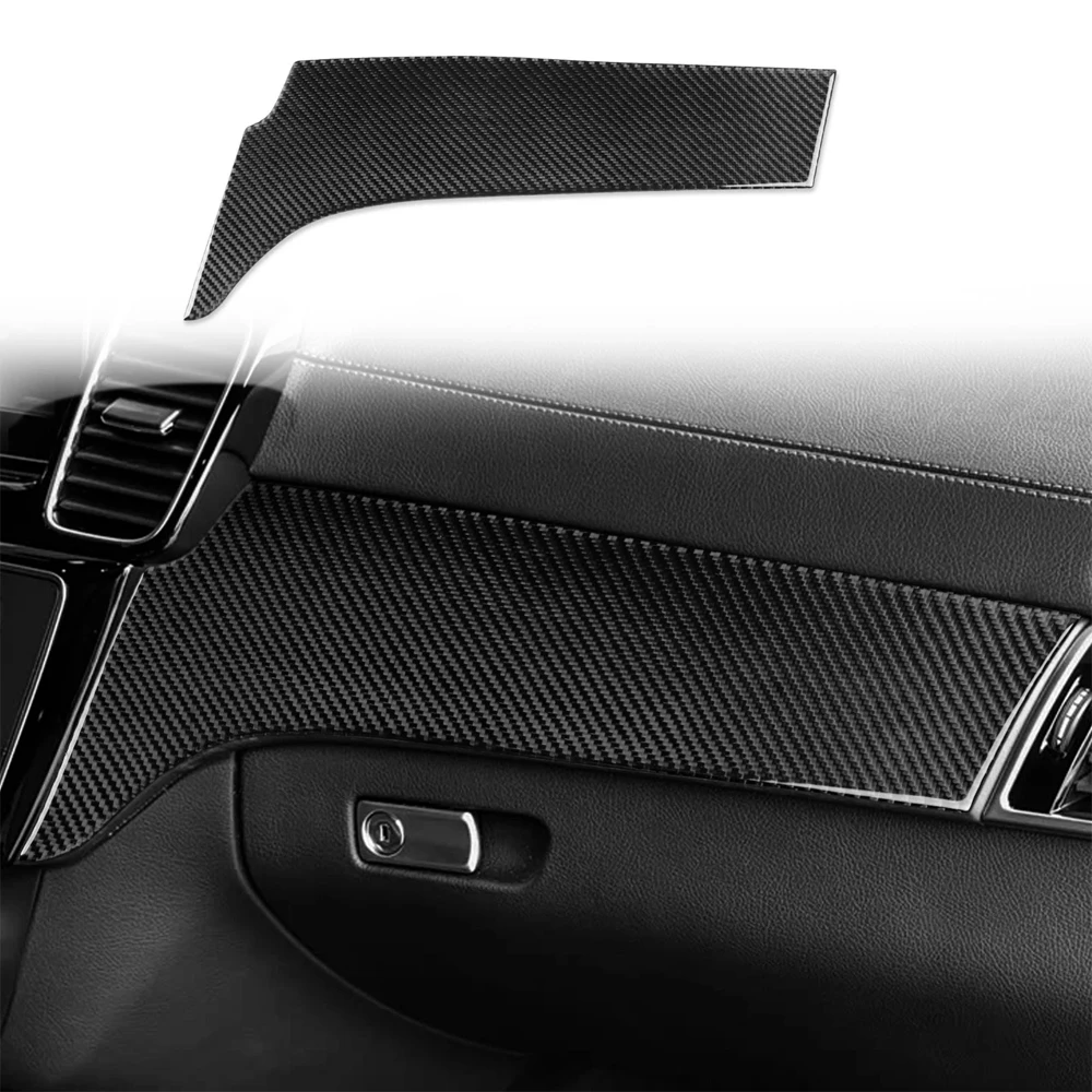 28Pcs Real Carbon Fiber Full Interior Central Console Dashboard Trim Kits For Benz GLE GLS W166 X166 2016 2017 2018 2019 view 5