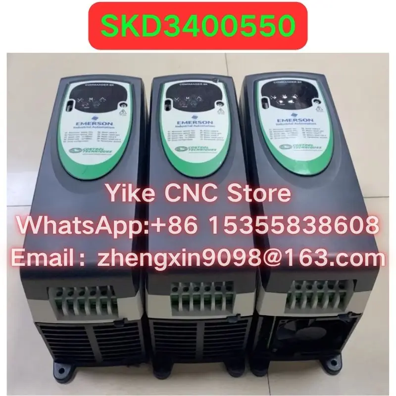 Used SKD3400550 Frequency converters 5.5KW Functional test OK