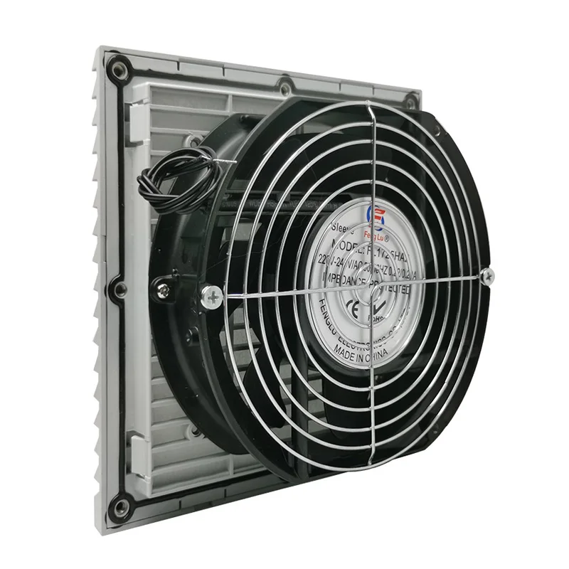 

FK6624.230 175x150mm AC230V 0.20A Cabinet Ventilation Window with Fan Filter Screen Iron mesh Complete Set