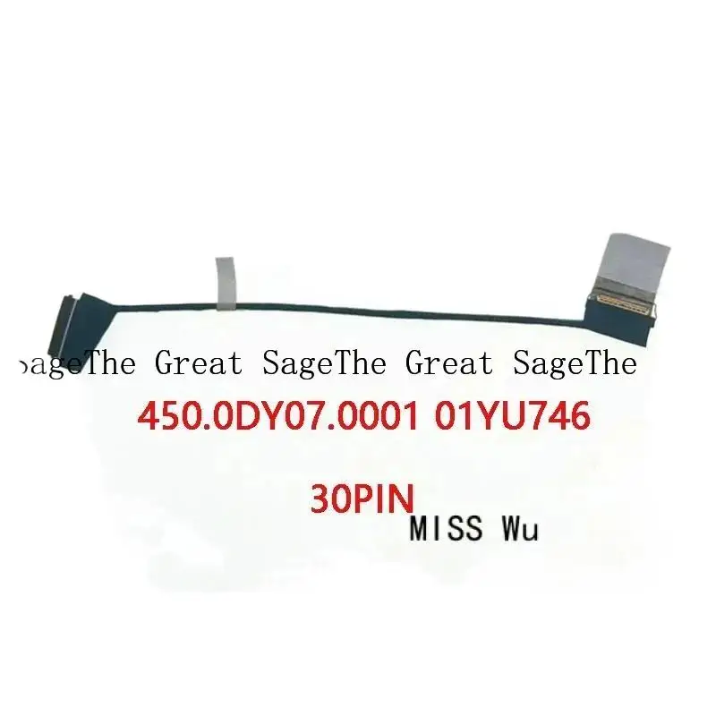 

0. New genuine laptop LCD EDP FHD cable for Lenovo ThinkPad X1 Extreme 2018 450. 0dy07.1b 01yu746 &