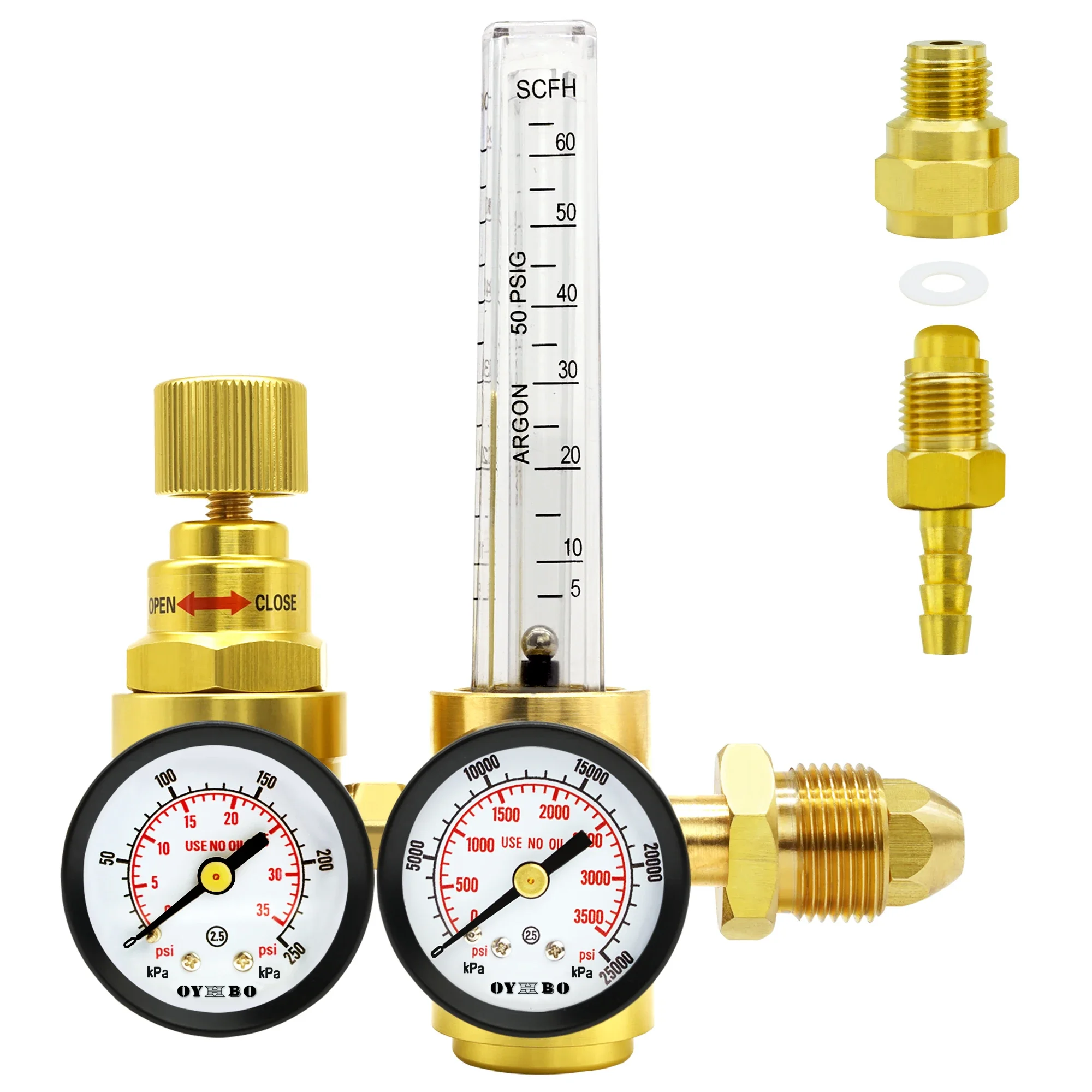 AR-165Y CO2 pressure reducer, pressure gauge, heating instrument, welding instrument accessories, pressure reducing valve