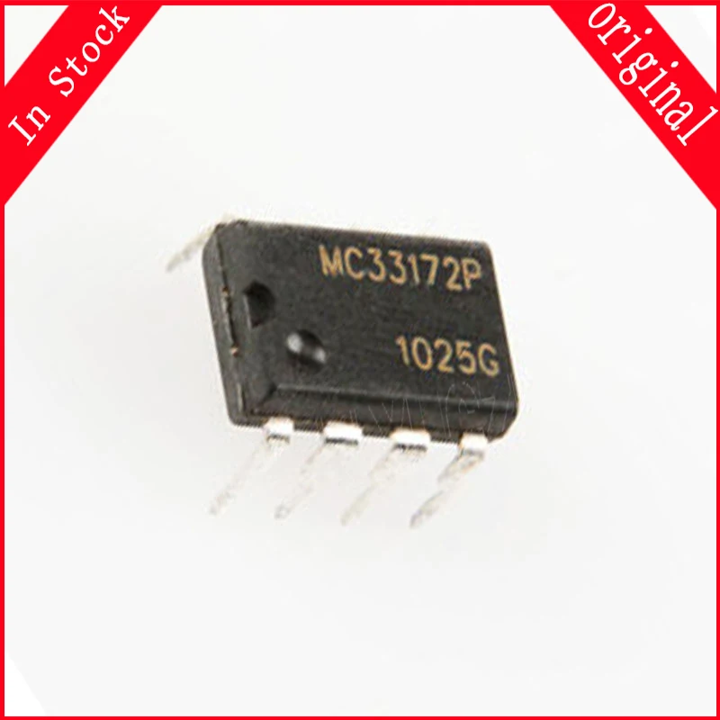 10pcs/lot MC33172P DIP8 MC33172 33172 DIP-8 In Stock