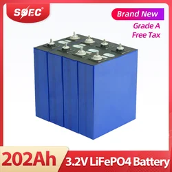 LISHEN 3.2V 202Ah Lifepo4 Battery Cell Grade A Rechargeable Lithium Iron Phosphate Prismatic Cell with