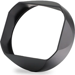 Haoge Metal Square Lens Hood for Leica Q3 Q2 Q  Q-P QP q3 Typ116 Camera Accessories Black LH-LQB