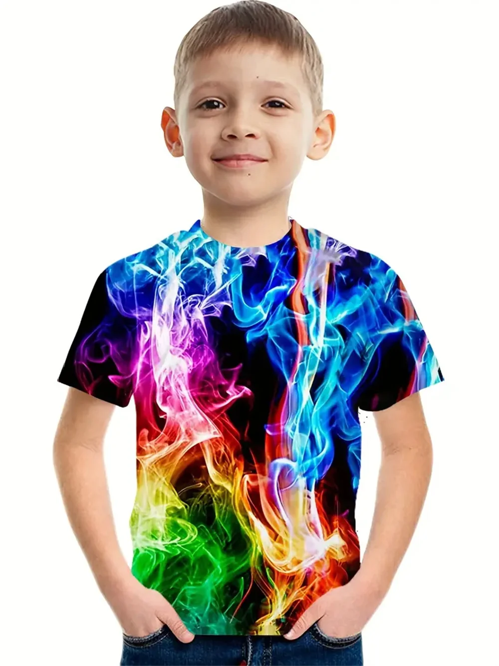 

Boy Clothes Short Sleeve Tees Boys Clothes 3d Print Children's Clothing Fashion Graphic T Shirts Casual Baby T-Shirts