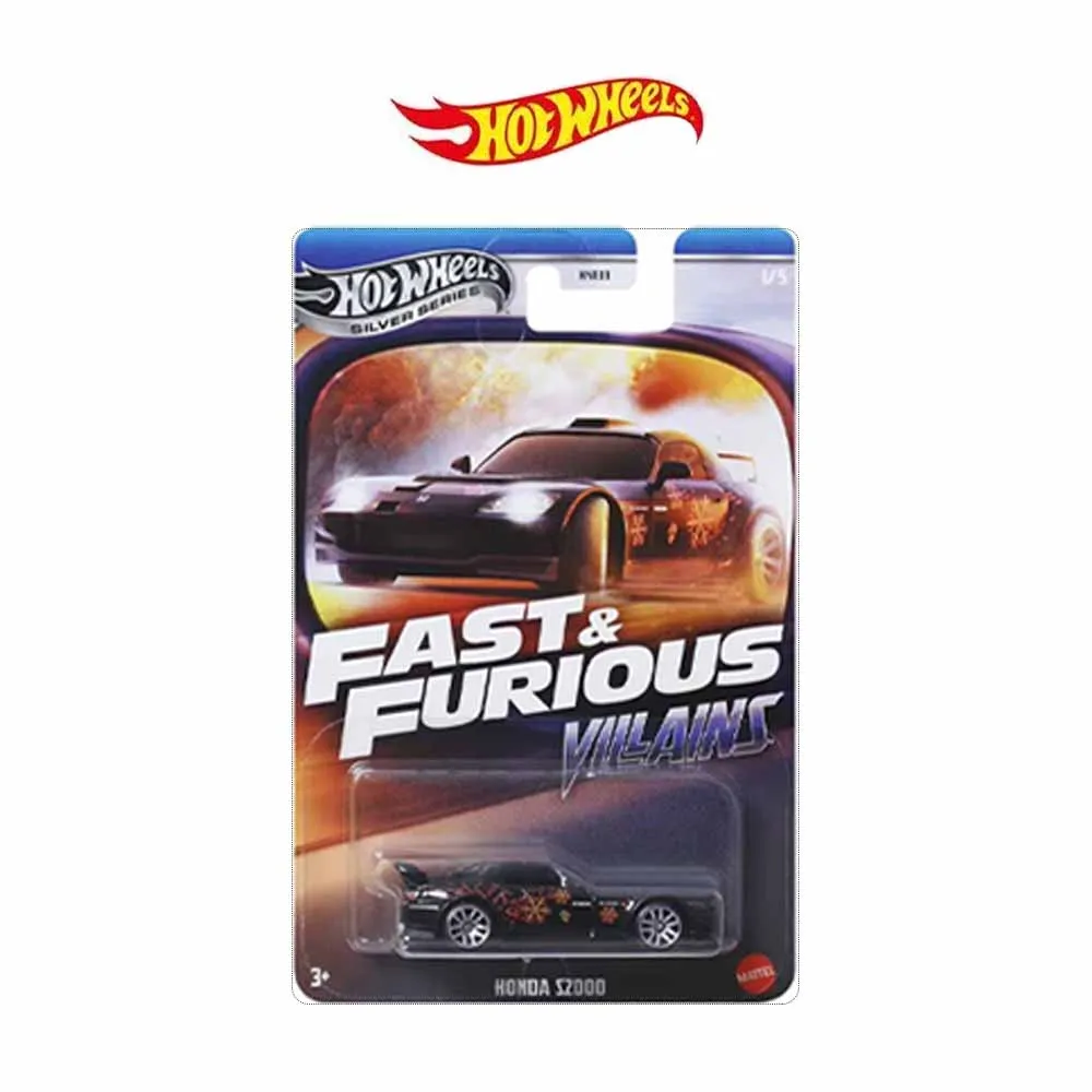 Hot Wheels Silver Car Fast Furious Villains Themed Asst 2025 Hnr88 J Diecast Vehicle Model Cars Toy