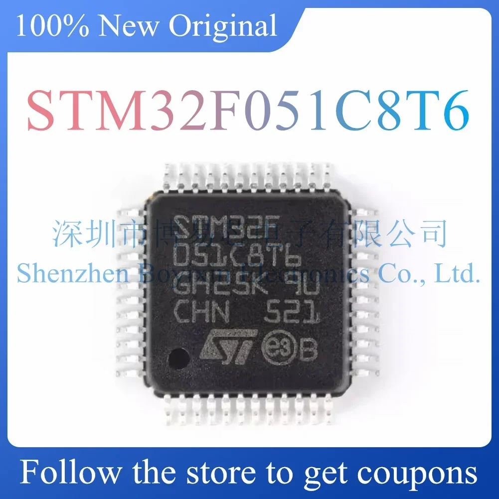 NEW STM32F051C8T6.Original Product.LQFP-48