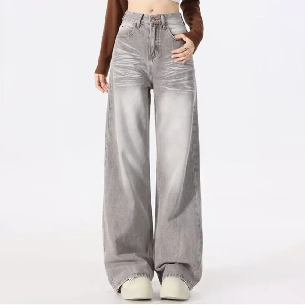 Lively Women's Distressed White Wide Leg Pants with a Comfortable Fit Perfect for Spring Adventures and Vacations